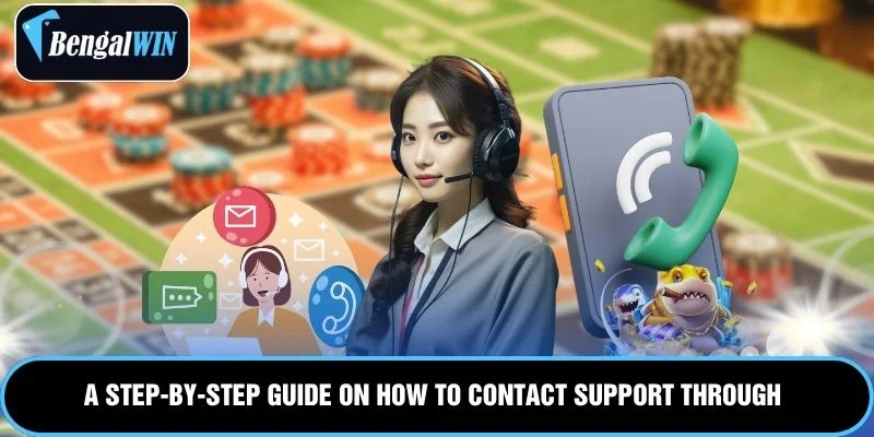 A step-by-step guide on how to contact support through