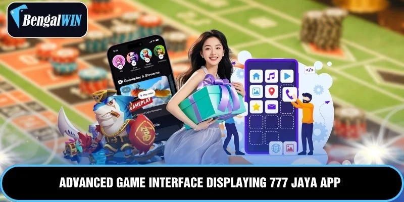 Advanced game interface displaying 777 Jaya App