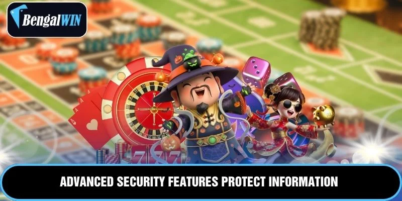 Advanced security features protect information
