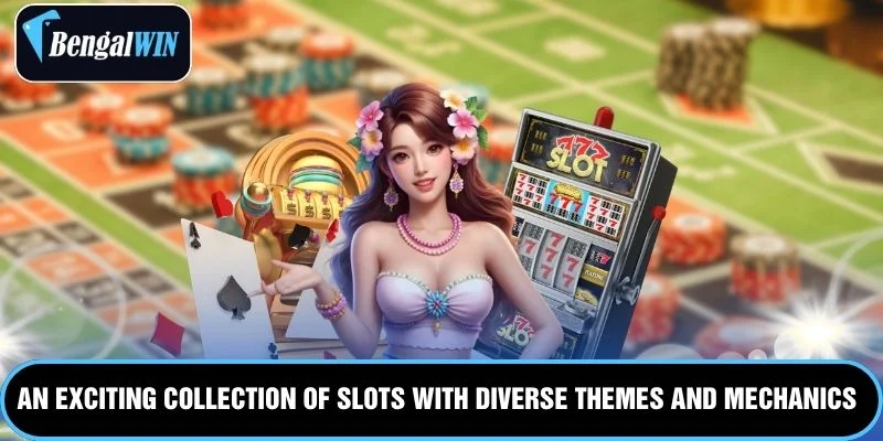 An exciting collection of slots with diverse themes and mechanics