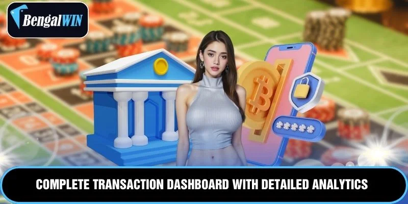 Complete transaction dashboard with detailed analytics
