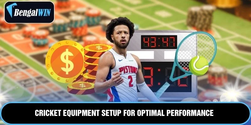 Cricket equipment setup for optimal performance