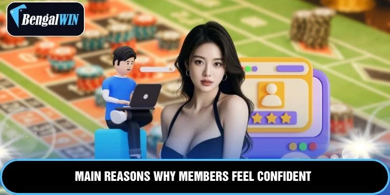 Main reasons why members feel confident