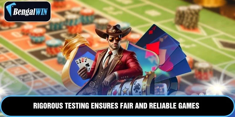 Rigorous testing ensures fair and reliable games