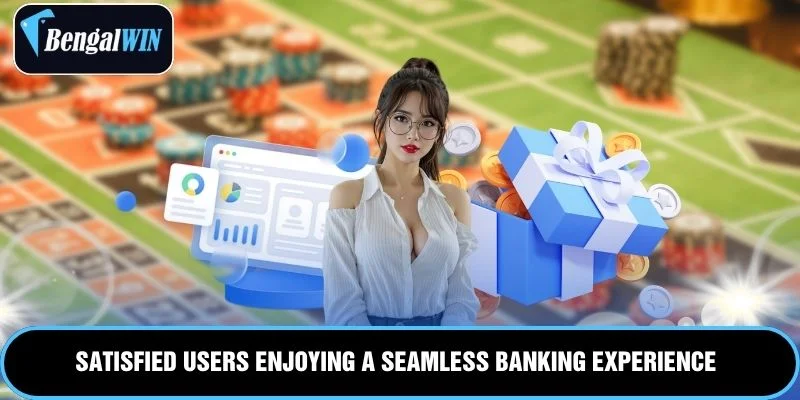 Satisfied users enjoying a seamless banking experience