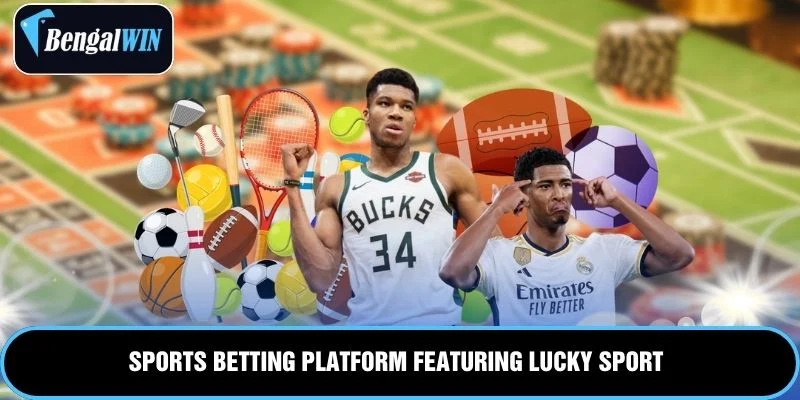 Sports betting platform featuring Lucky Sport