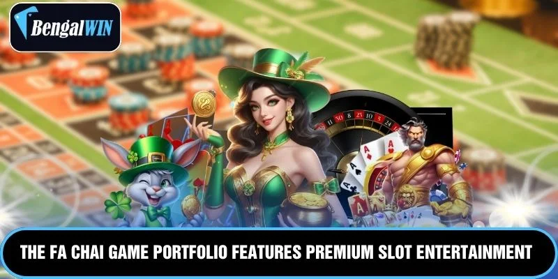 The FA Chai game portfolio features premium slot entertainment